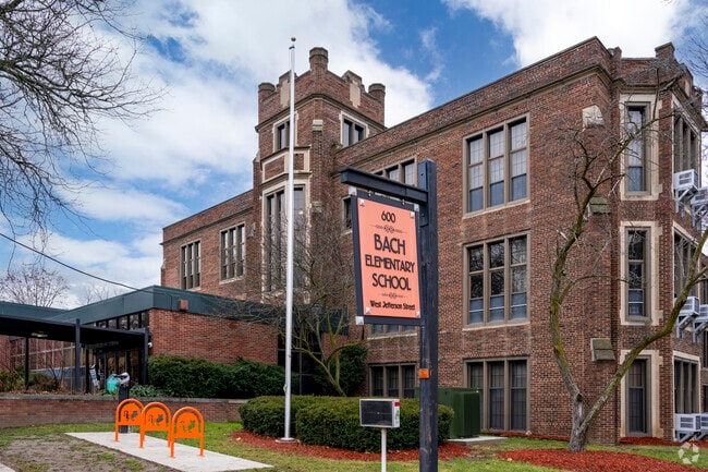 Bach Elementary School challenges students by offering an all-encompassing curriculum.