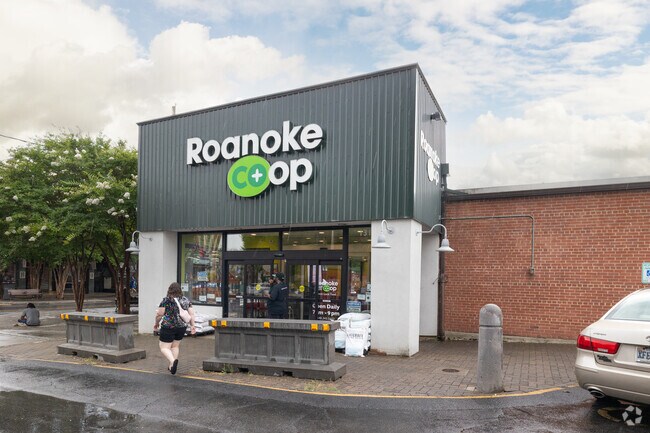 The Roanoke Coop is a grocery store near Mountain View with several locations.