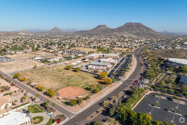 A bird's eye view of Terramar Elementary School in Peoria.