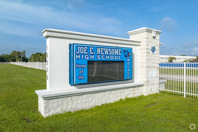 Newsome High School is a highly rated public school located in the FishHawk neighborhood.