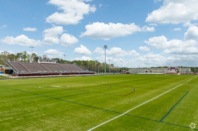 The Seaforth High School Hawks utilize the impressive new campus athletic complex.