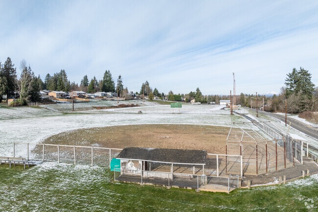 North Lake Middle School baseball field.