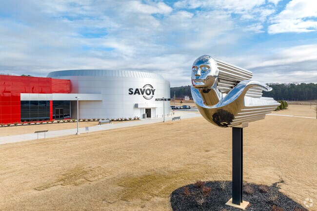Savoy Auto Musuem features 100 cars from different eras and styles.