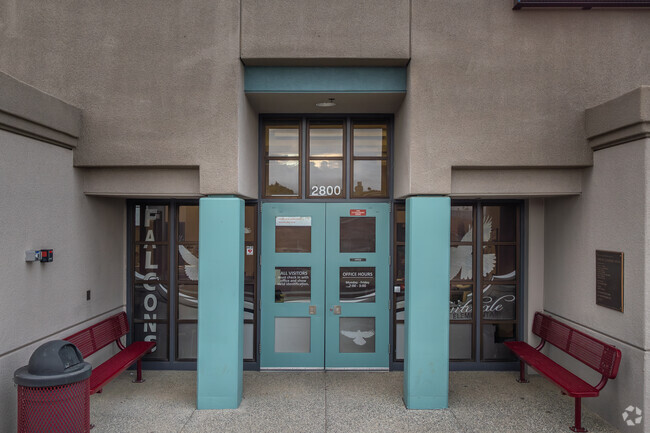 A welcoming entrance is seen at Fruitvale Elementary School in Hemet.