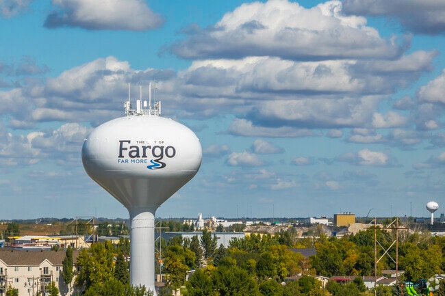 You can see the Fargo water tower from Willow Park.