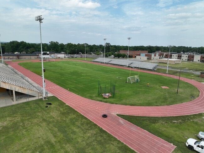 Track and football field at the Murphey Middle Charter School in Augusta, GA.