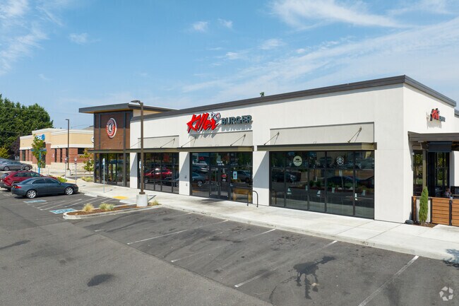 You can find various fast food and chain restaurants dotting the area as well as locally owned eateries.