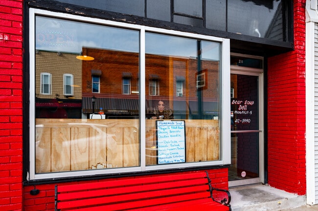 The Bear Soup Deli offers a variety of fresh deli sandwiches, and homemade soups and desserts.