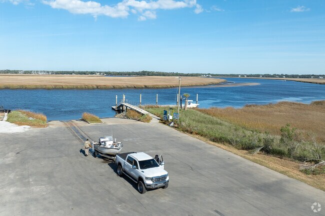 Launch your boat into the St Marys River at the Al Chapman Memorial Boat Ramp.