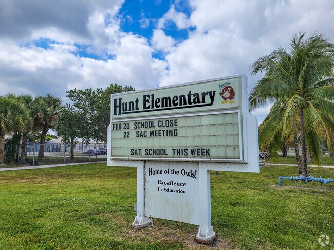 Welcome to James S. Hunt Elementary School.