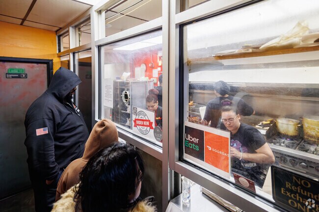 The pancakes and bacon at Sugar Mama’s in Tremont are worth the wait, drawing regulars from across the city.