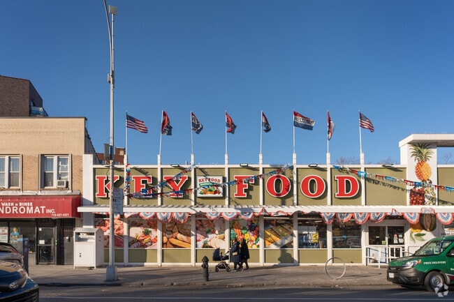 The Kings Highway Key Foods store serves as a convenient and local grocery shopping destination.
