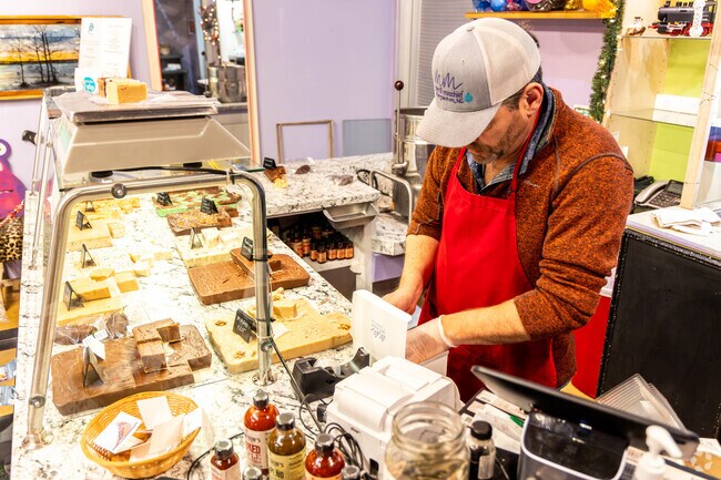 Merrill Mischief is home to award winning fudge in Downtown Morganton.