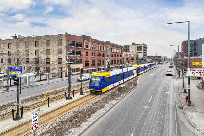 Residents often utilize the Metro blue line to travel from St. Paul to Minneapolis.