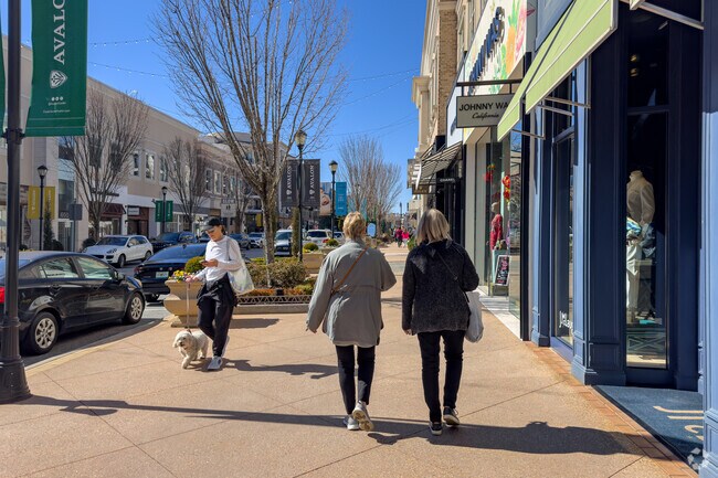 Avalon is a popular shopping destination located in Alpharetta.