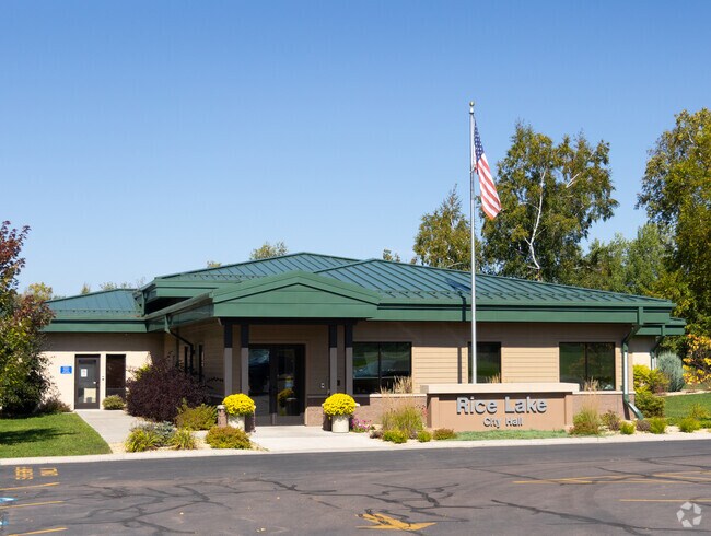 Rice Lake City Hall, serves residents of the city, incorporated in 2015.
