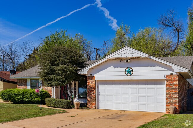 Cute decor and tidy lawns are what you can expect in Britton Courtyard.