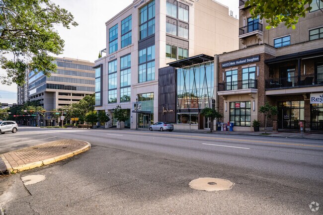 Downtown Tallahassee is a busy business district.