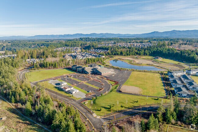 View from above of Tehaleh Heights Elementary School.