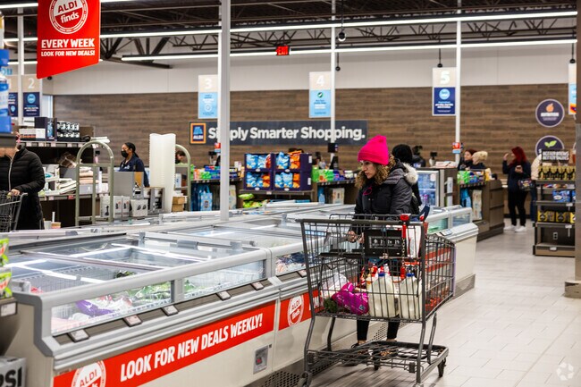 Aldi's in La Grange Highlands is a wonderful grocery option with low prices.