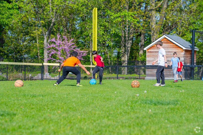 Kids love to take advantage of recreational opportunities at Glacken Field in Strawberry Hill.