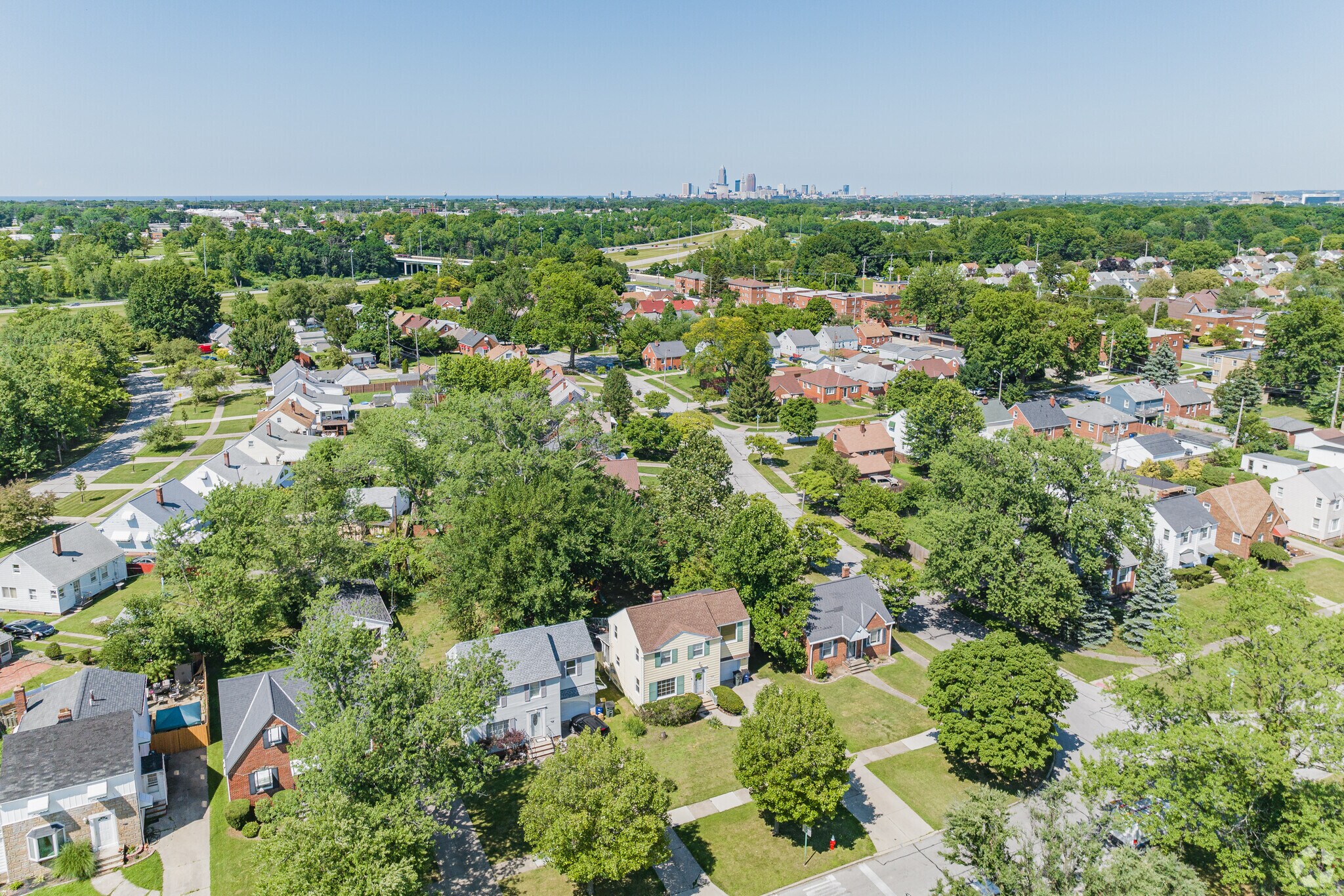 Brooklyn is only a short distance from downtown Cleveland.
