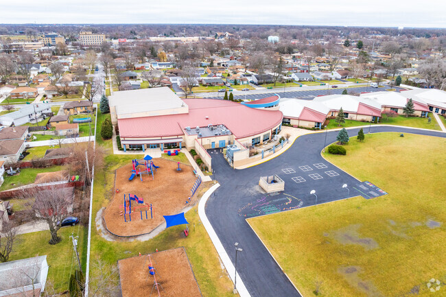 James B Eads Elementary School has a playground that students love.