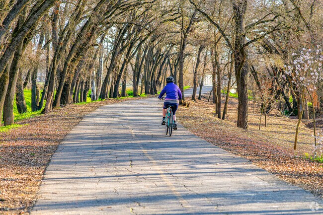 Residents of Rio Linda ride the Sacramento Northern Bike Trail for convenience and pleasure.
