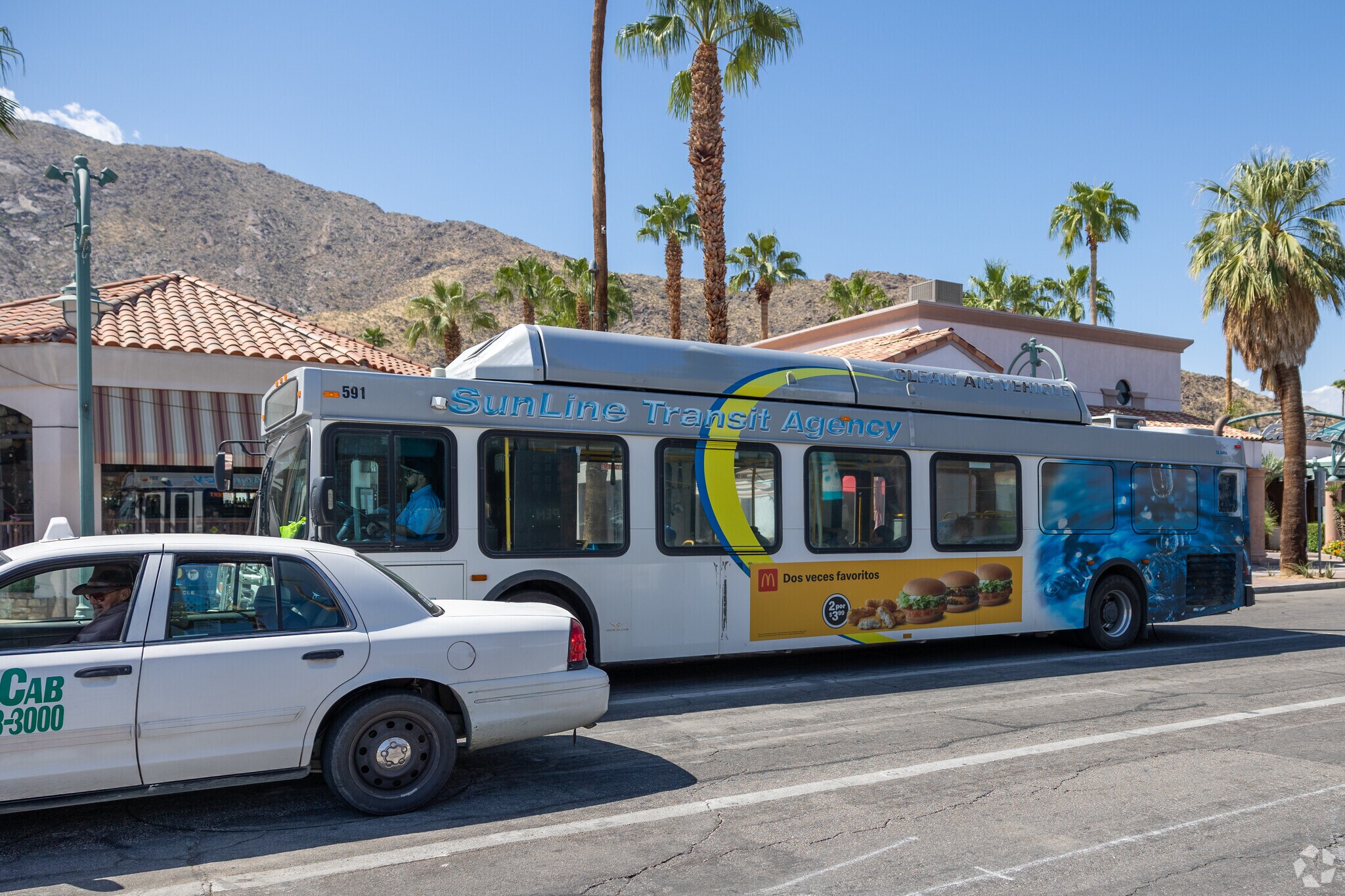 Navigate Palm Springs' Upper West Side with ease aboard reliable public buses.