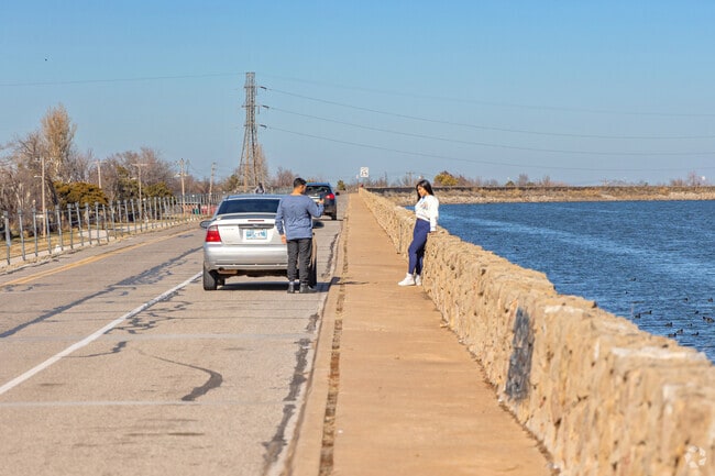 Lake Hefner is a short drive from Chapel Creek and has plenty of perfect photo opportunity spots