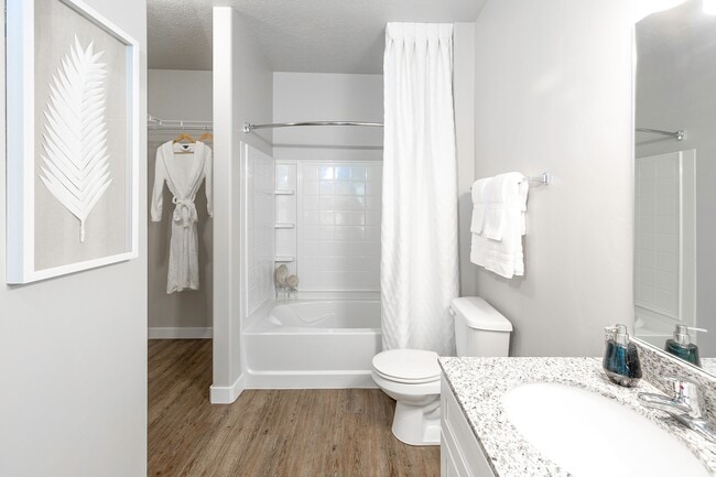 Primary Bathroom and walk in closet