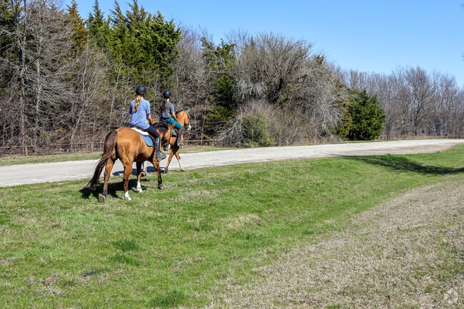 The residents of Fairview can go to Highland Park where they can do a bit of horseback riding.