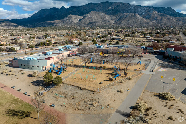 Mountain view sat Double Eagle Elementary School.