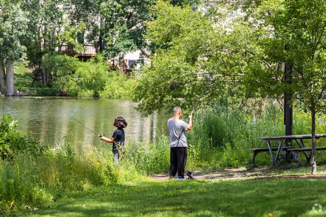 Residents can enjoy fishing in Lake Carleton of Hawthorne Hill.