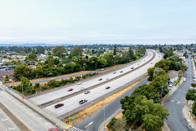 Interstate 580, sits to the north from Fairfax.