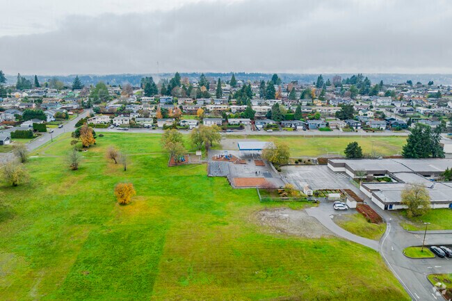 Plenty of green space to run and play at Point Defiance Elementary.