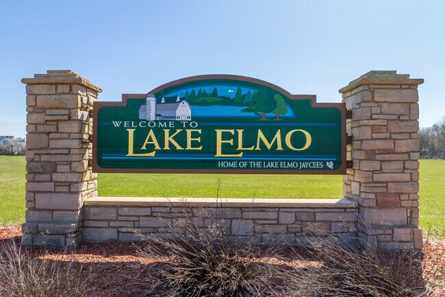 Lake Elmo is located east of St. Paul and west of the St. Croix River.