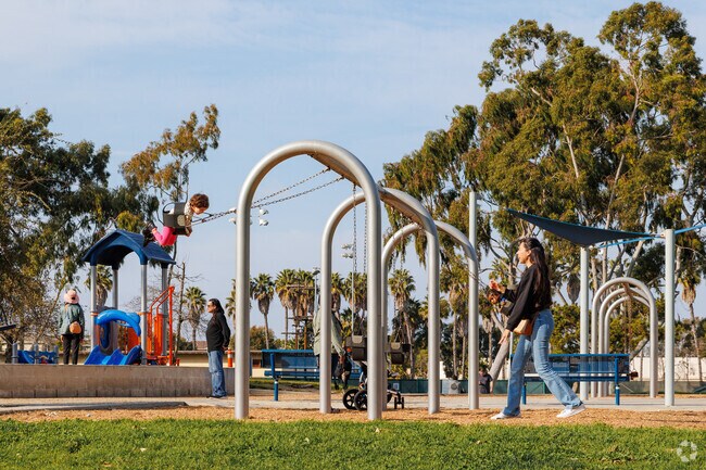 Torrance, CA residents head to always exciting Wilson Park for the large playgrounds.