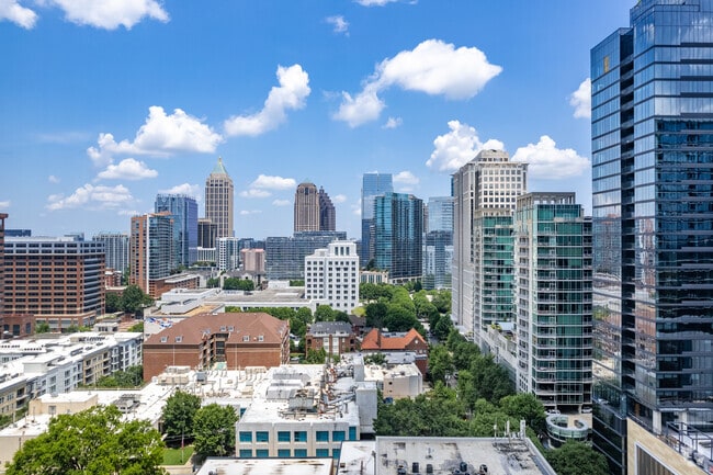 Midtown Atlanta, looking north from 7th Street NE.