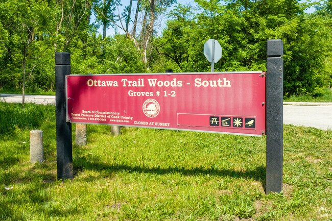 Ottawa Woods is located right next to Forest View and offers 180 acres of forest preserve.