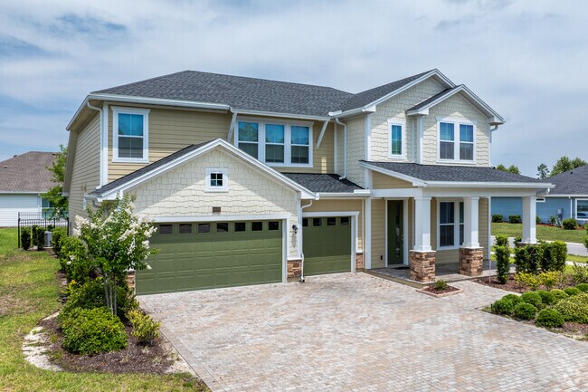 Larger two story homes give families the choice to stretch out in Shearwater.