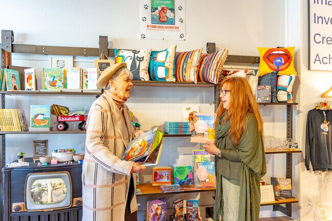 Rosie's Workshop near Sherman Township has literature, local artisan goods and more to offer.