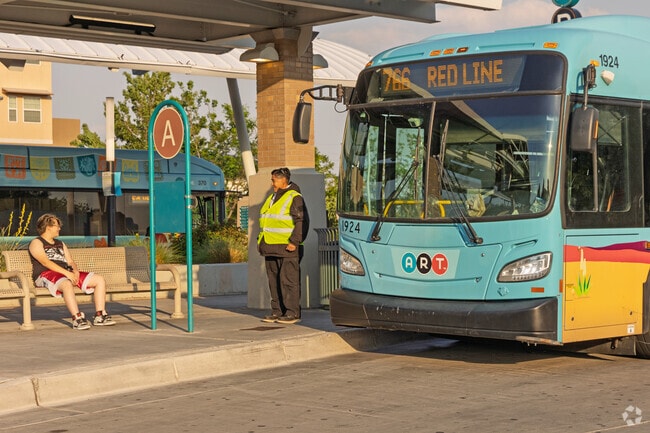 The Central and Unser Transit Center is convenient for Avalon residents.