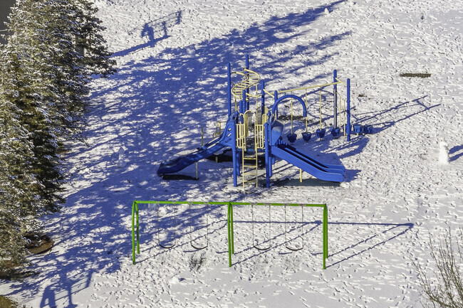 The playground at Old Hammondtown Elementary in Mattapoisett, MA.