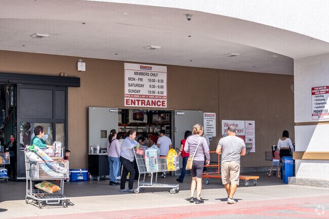 Costco is a 15 minute drive where locals go to stock up on their everyday needs.