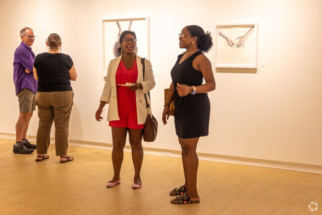 Art exhibits are always on display at Daura Museum of Art in Lakeside.