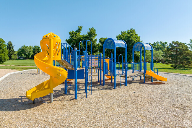 Vanderhoof Elementary School has a nice playground for its students to use.