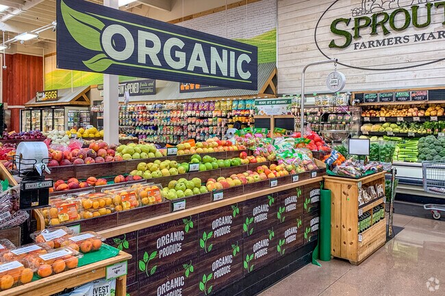 Sprouts offer fresh produce in the Leyva area.