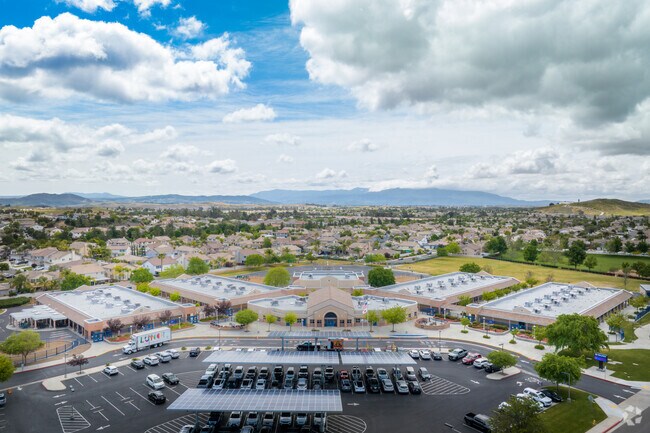 Aerial view of the Susan La Vorgna Elementary School campus located in Winchester.