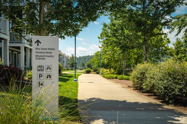 Walk, run, or ride along Westside's Riverwalk.